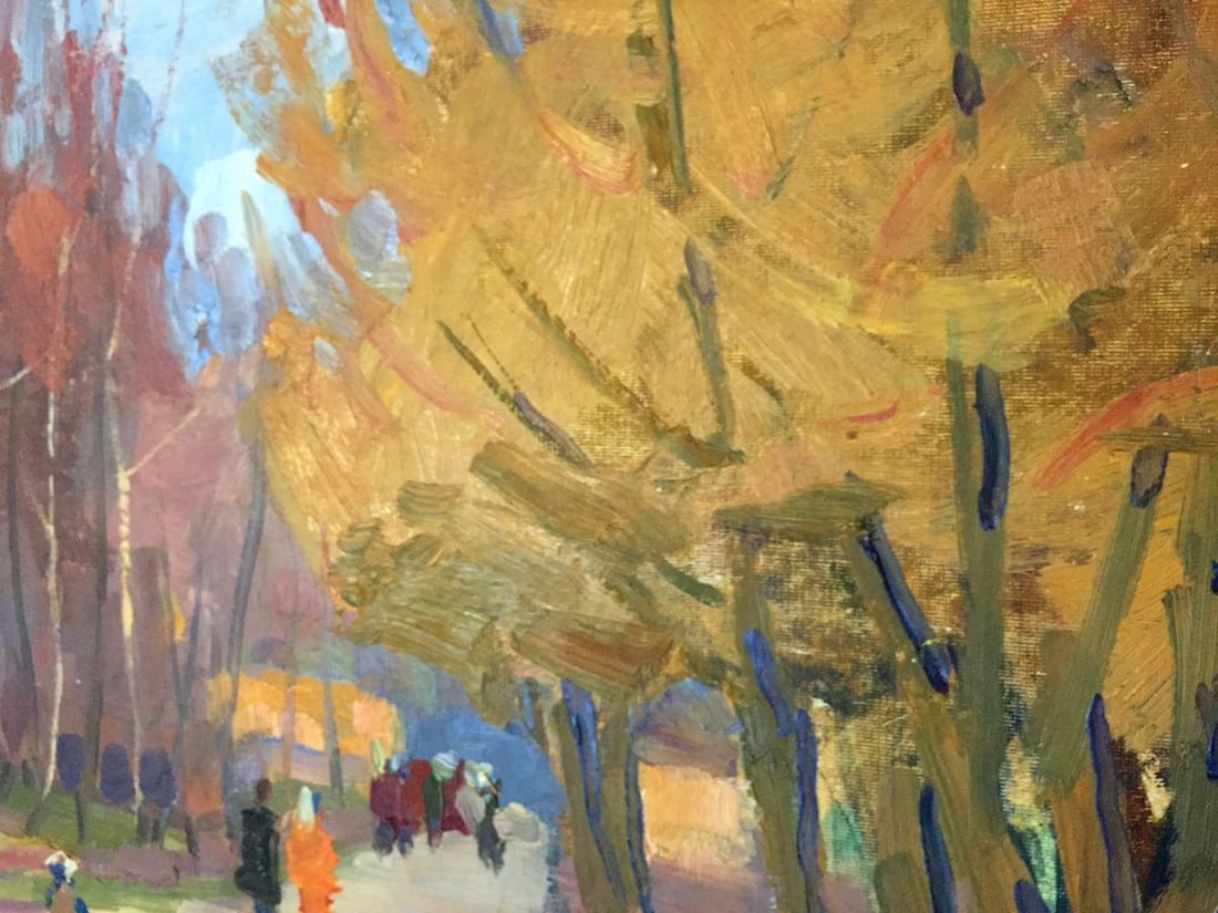Oil painting Golden forest Khrustalenko Nikolay Aleksandrovich - 4