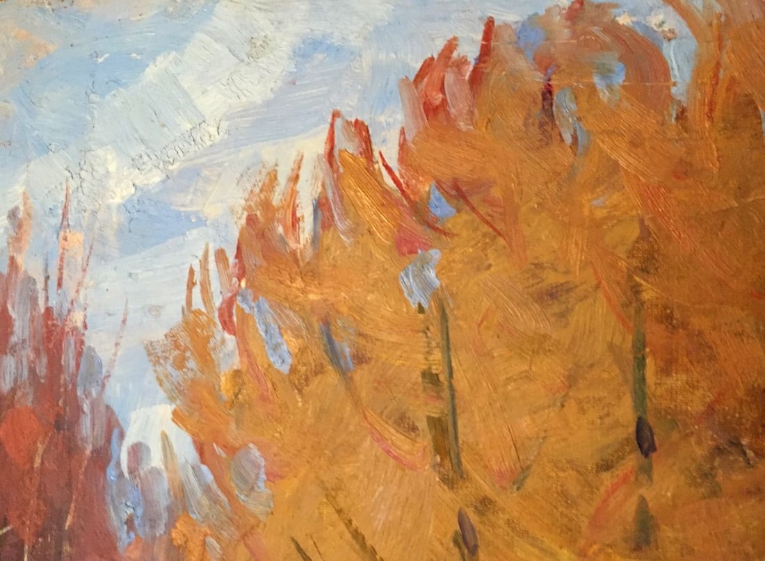 Oil painting Golden forest Khrustalenko Nikolay Aleksandrovich - 5
