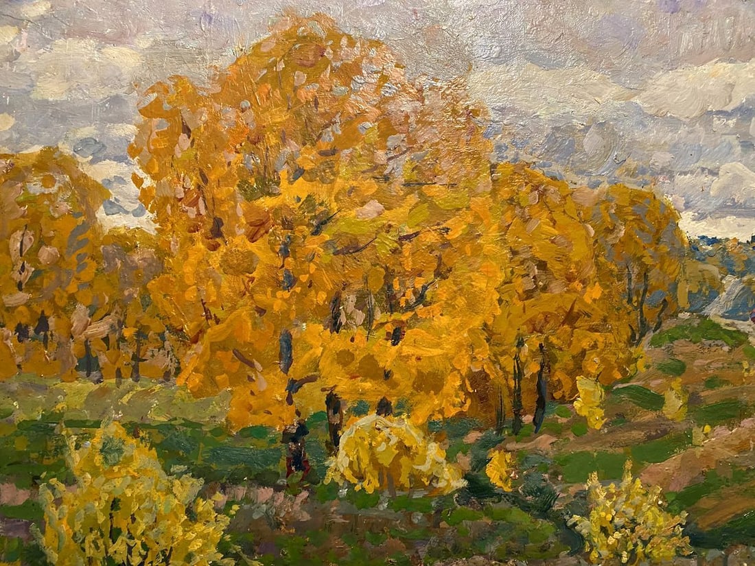Oil painting Autumn Georgy Kolosovsky - 4