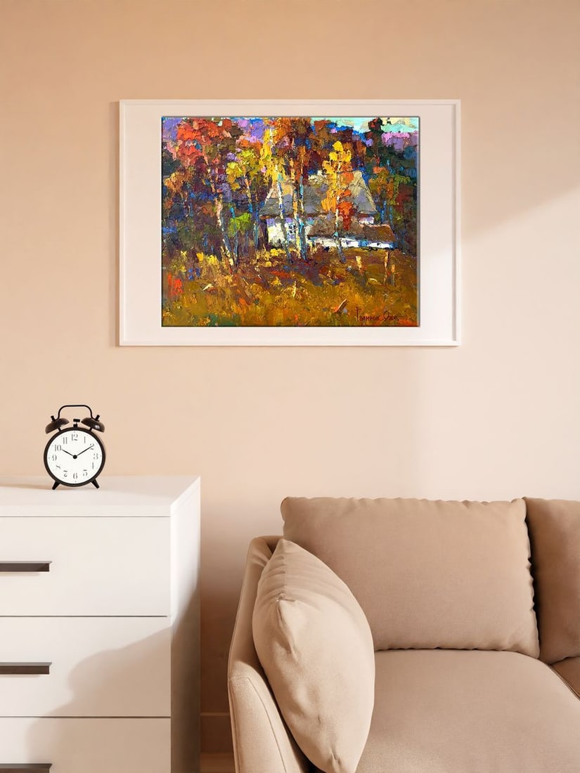 Oil painting Evening primrose Oksana Kalenyuk - 2