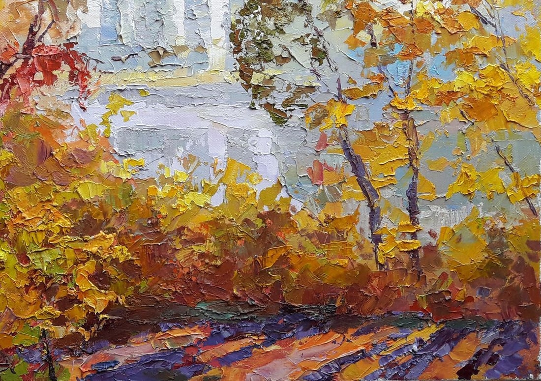 Oil painting Autumn gilding Serdyuk Boris Petrovich - 2
