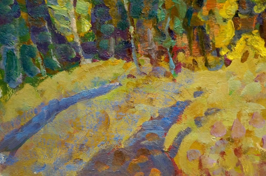 Oil painting Autumn oak Ruban Grigory Savelievich - 2