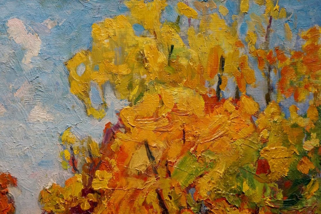 Oil painting Golden autumn Kolosovsky Georgy Sergeevich - 5