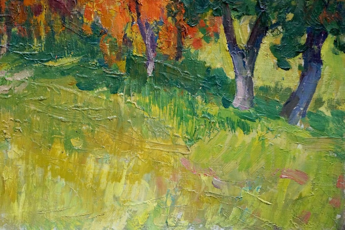 Oil painting Golden autumn Kolosovsky Georgy Sergeevich - 6