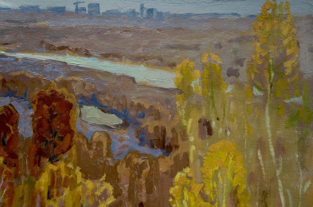 Oil painting Golden autumn Zhabinsky A. M. - 4