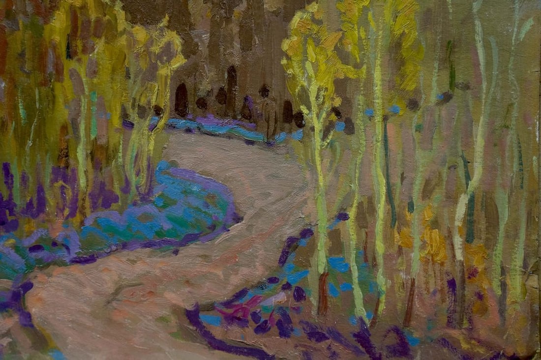 Oil painting Golden autumn Zhabinsky A. M. - 5