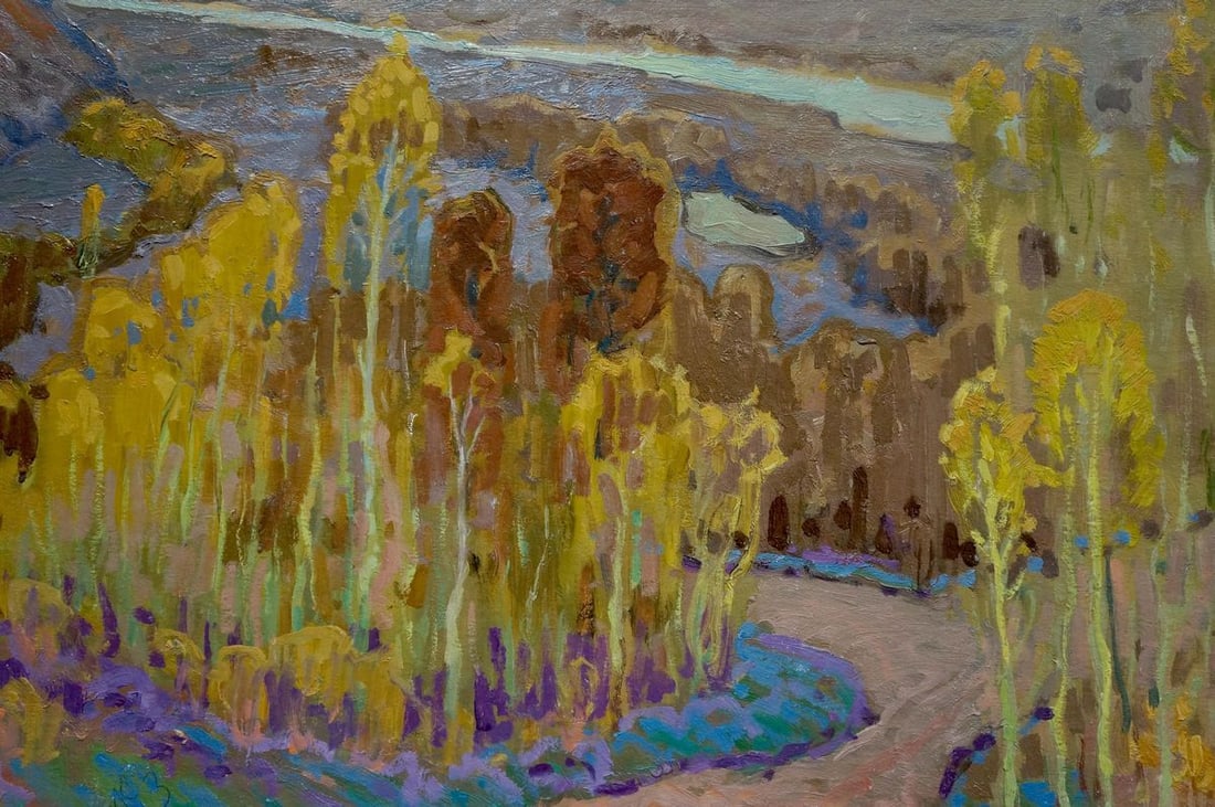 Oil painting Golden autumn Zhabinsky A. M. - 6