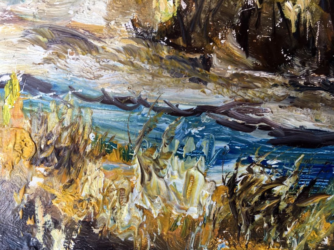 Oil painting Autumn days Unknown artist - 6