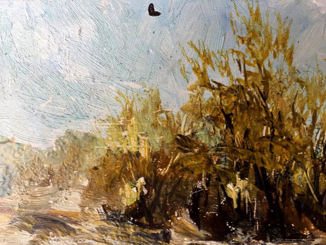 Oil painting Autumn days Unknown artist - 9