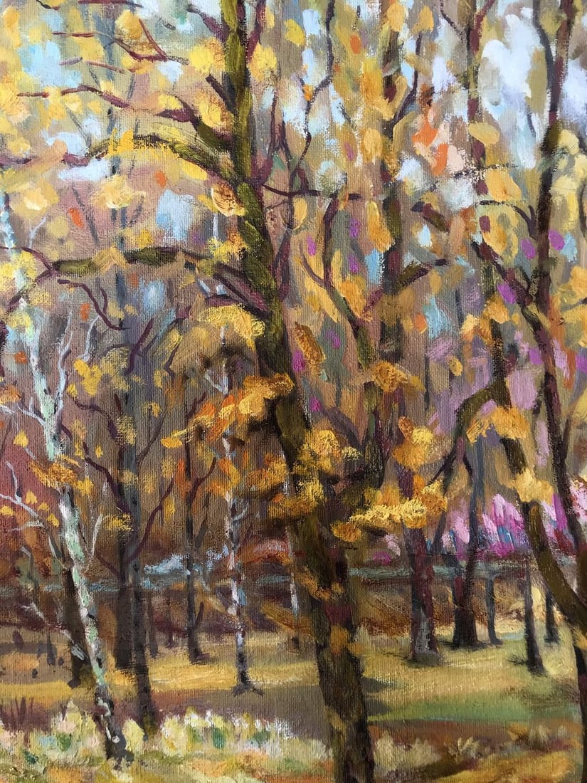 Oil painting Golden autumn Shapoval Ivan Leontyevich - 9
