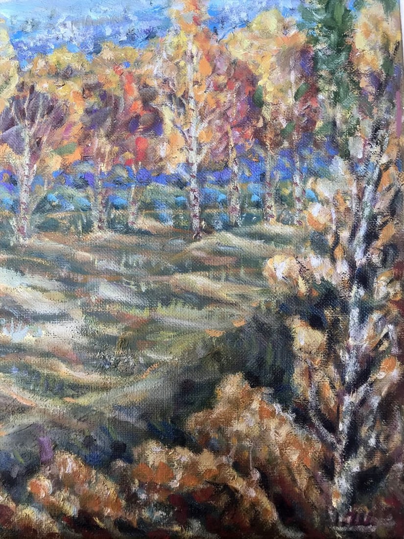 Oil painting Autumn evening Shapoval Ivan Leontyevich - 11