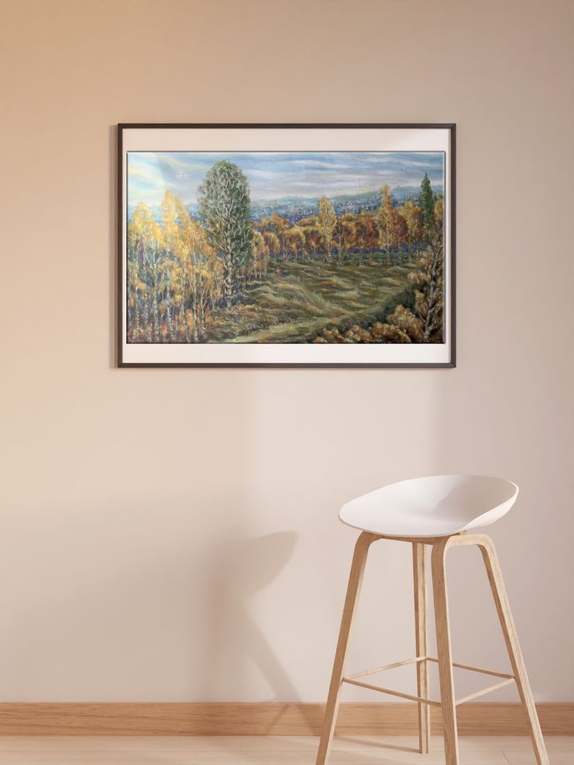 Oil painting Autumn evening Shapoval Ivan Leontyevich - 2