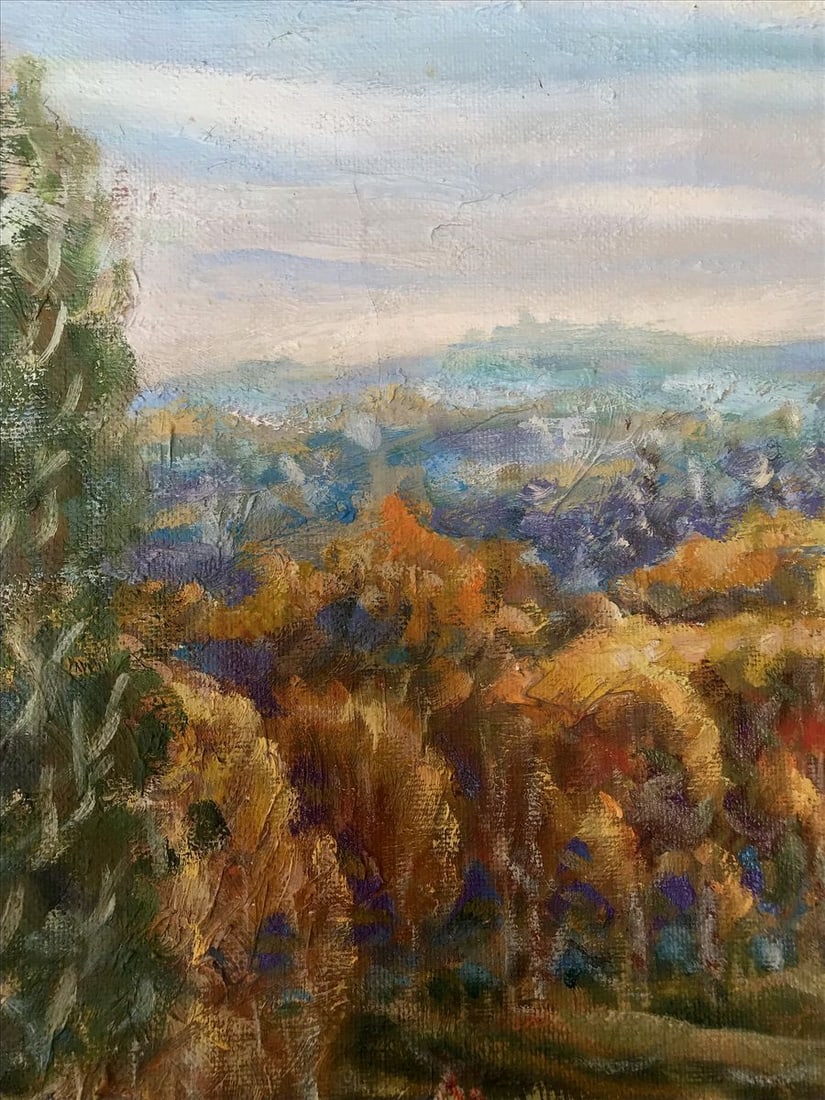 Oil painting Autumn evening Shapoval Ivan Leontyevich - 8