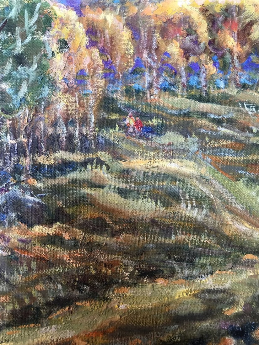 Oil painting Autumn evening Shapoval Ivan Leontyevich - 9