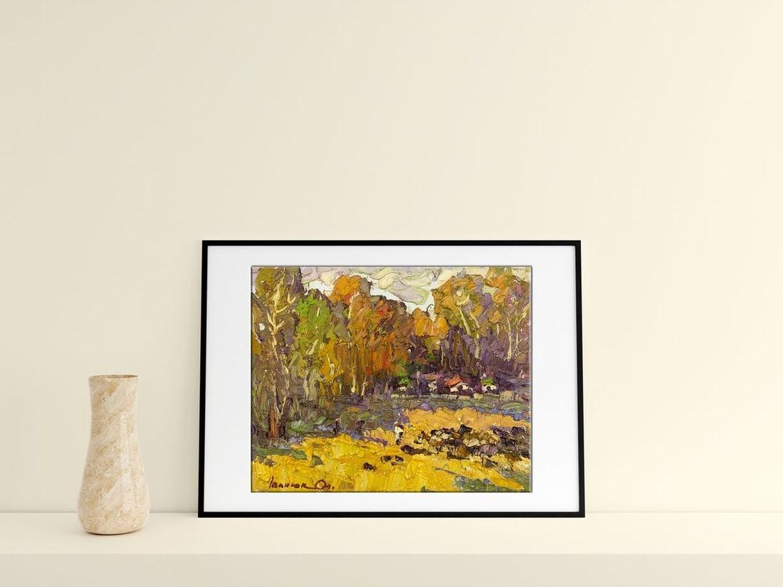 Oil painting On the edge of the forest Kalenyuk Alex - 2