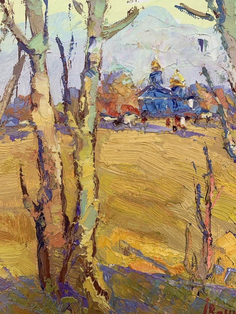Oil painting Autumn day Kalenyuk Oksana - 6