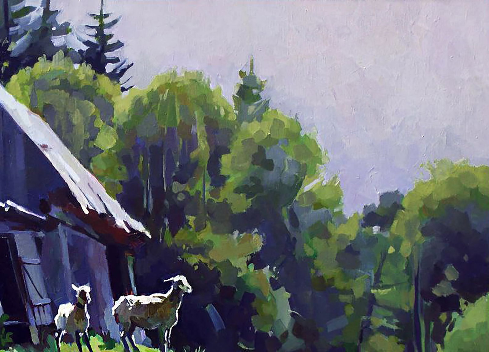 Oil painting Sunny afternoon Anastasia Yaroshevich - 3