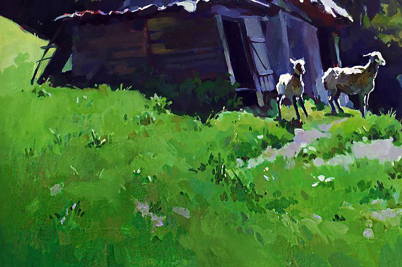 Oil painting Sunny afternoon Anastasia Yaroshevich - 4