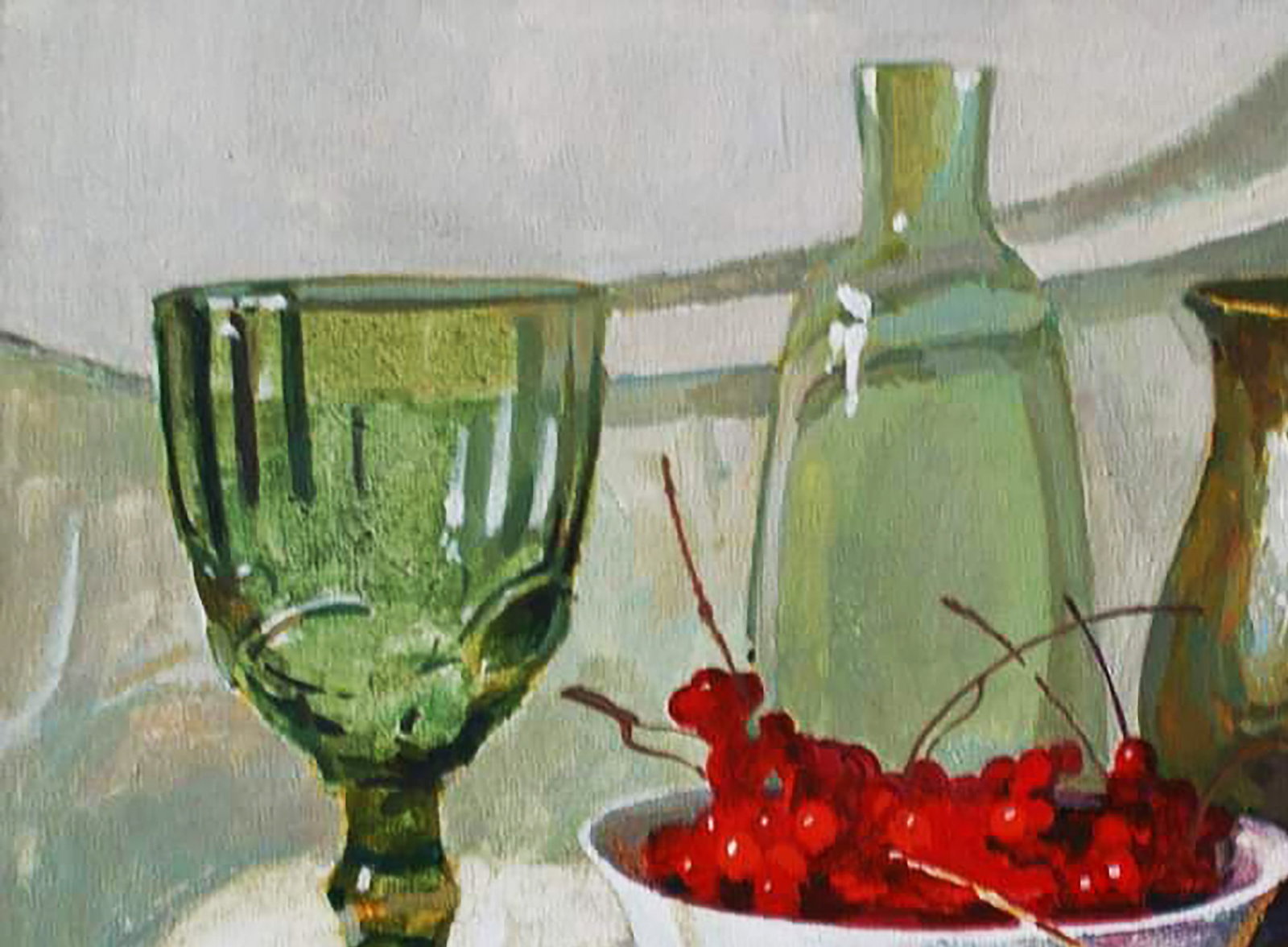 Oil painting Still life with viburnum Anastasia Yaroshevich - 2