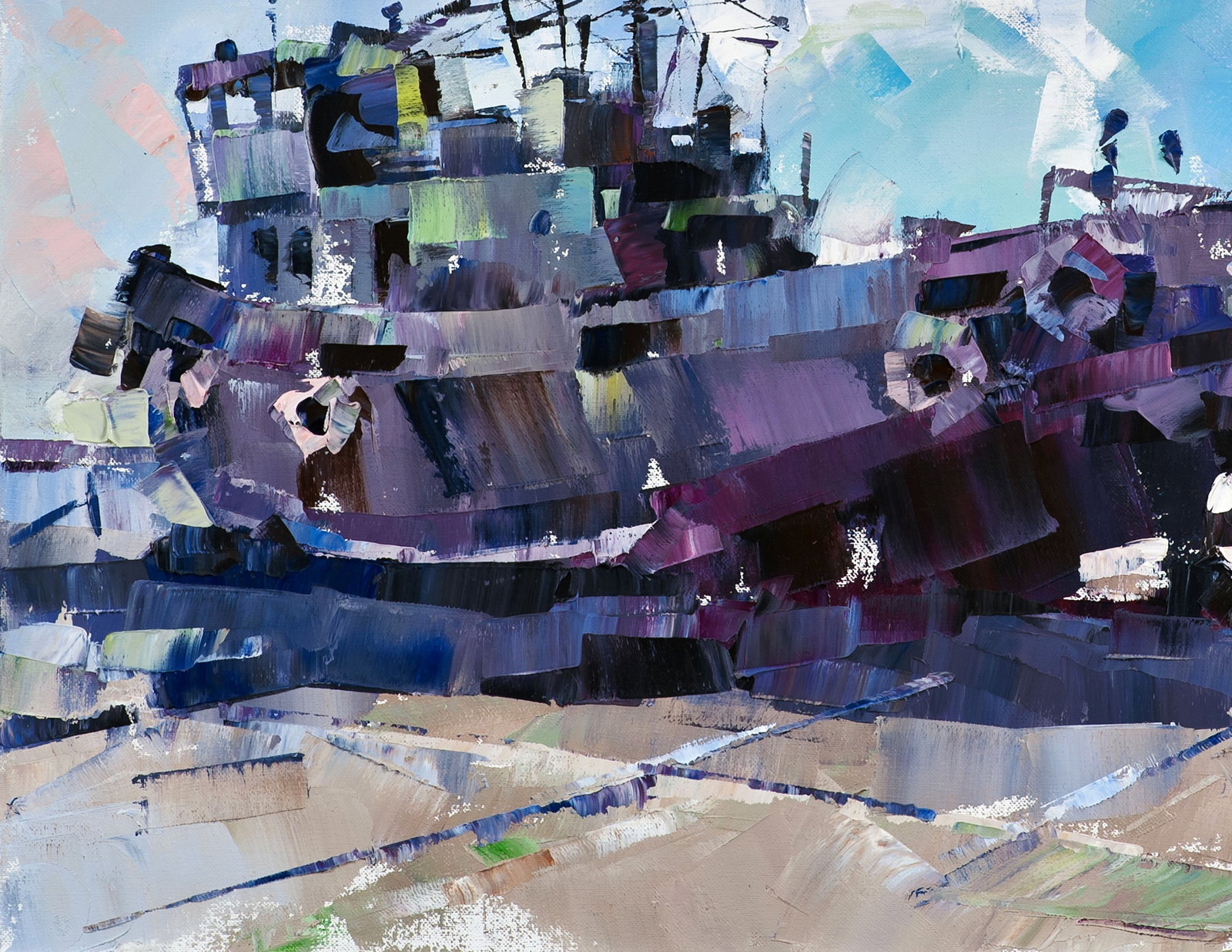 Oil painting Always strong Volodymyr Gluhomanyuk - 7