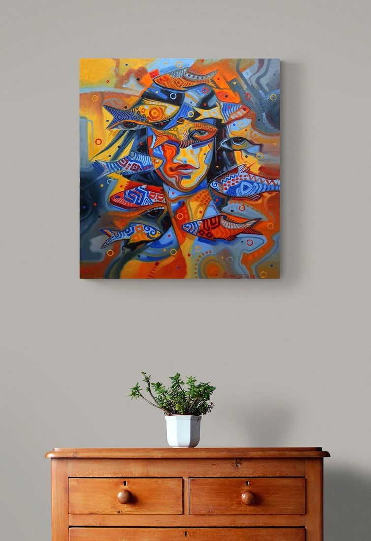 Oil painting Colour movement Sergey Voichenko - 2