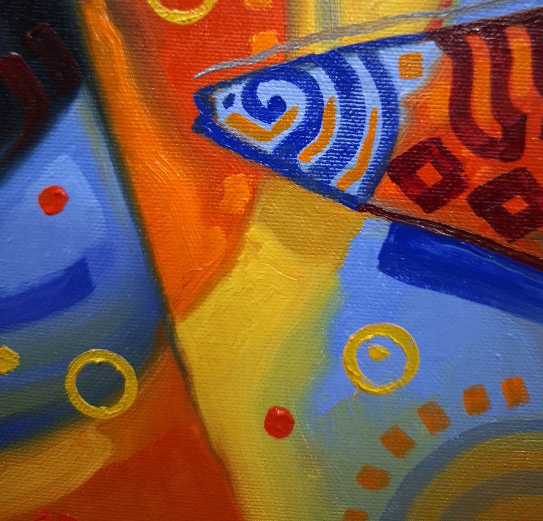 Oil painting Colour movement Sergey Voichenko - 6