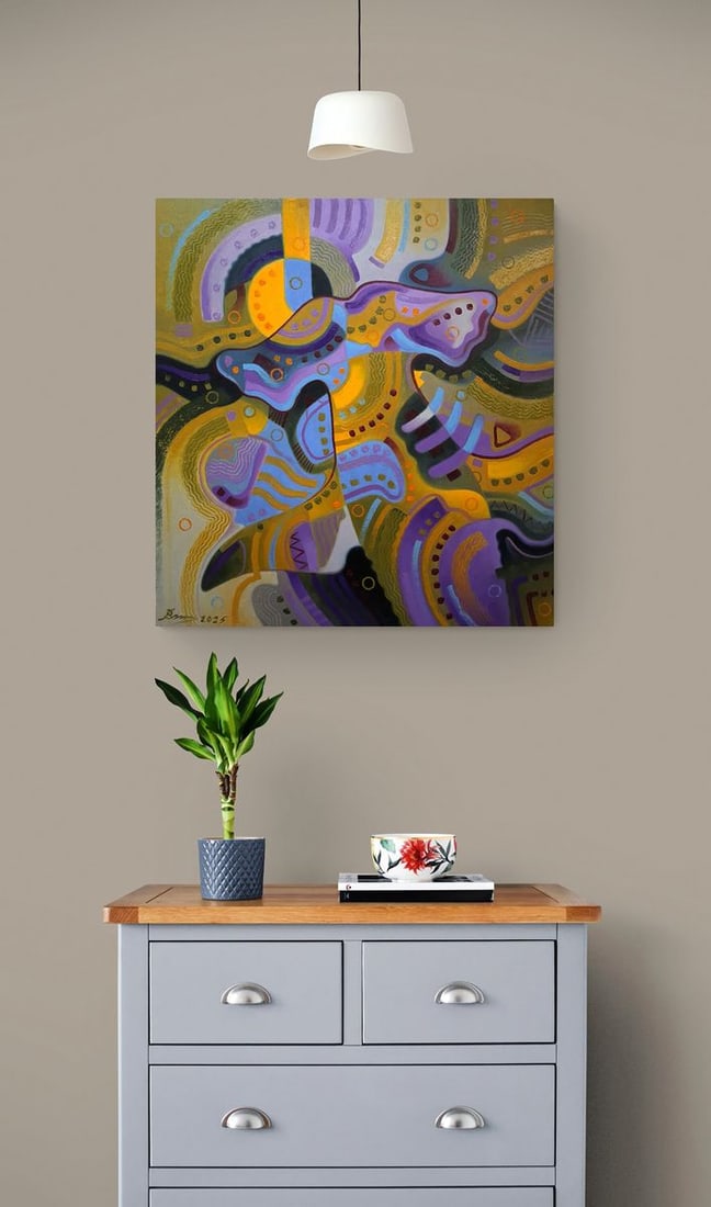 Oil painting Tropical Camouflage Sergey Voichenko - 2