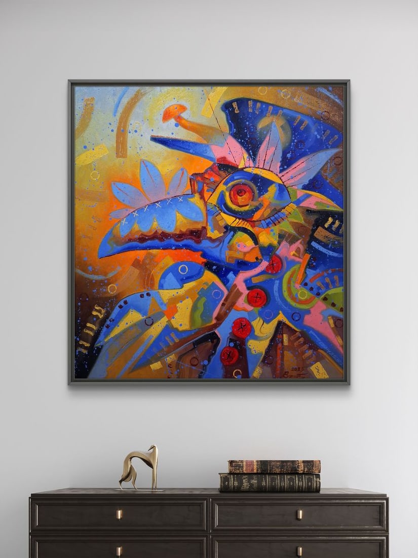 Oil painting Ultramarine Doctor Sergey Voichenko - 4