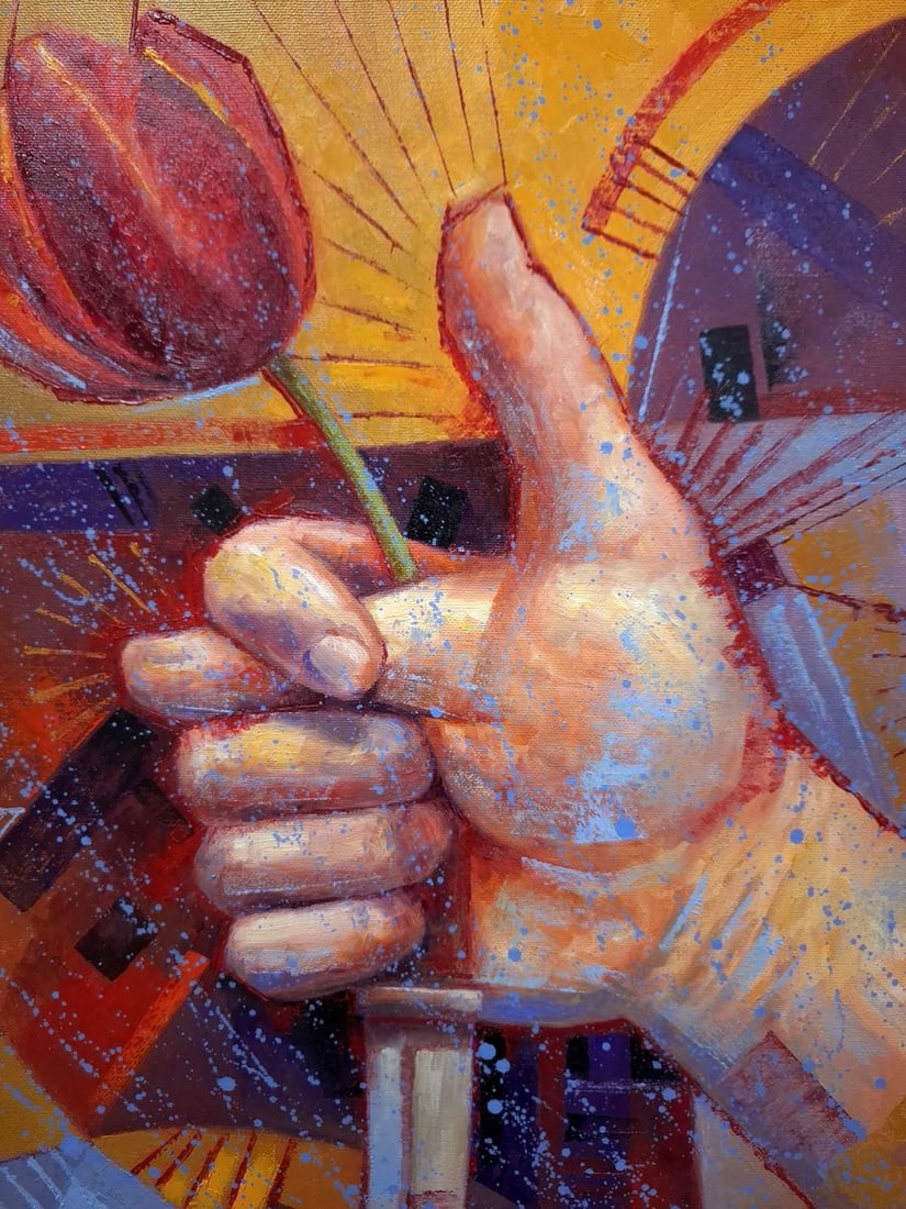 Oil painting Hand variability Sergey Voichenko - 7