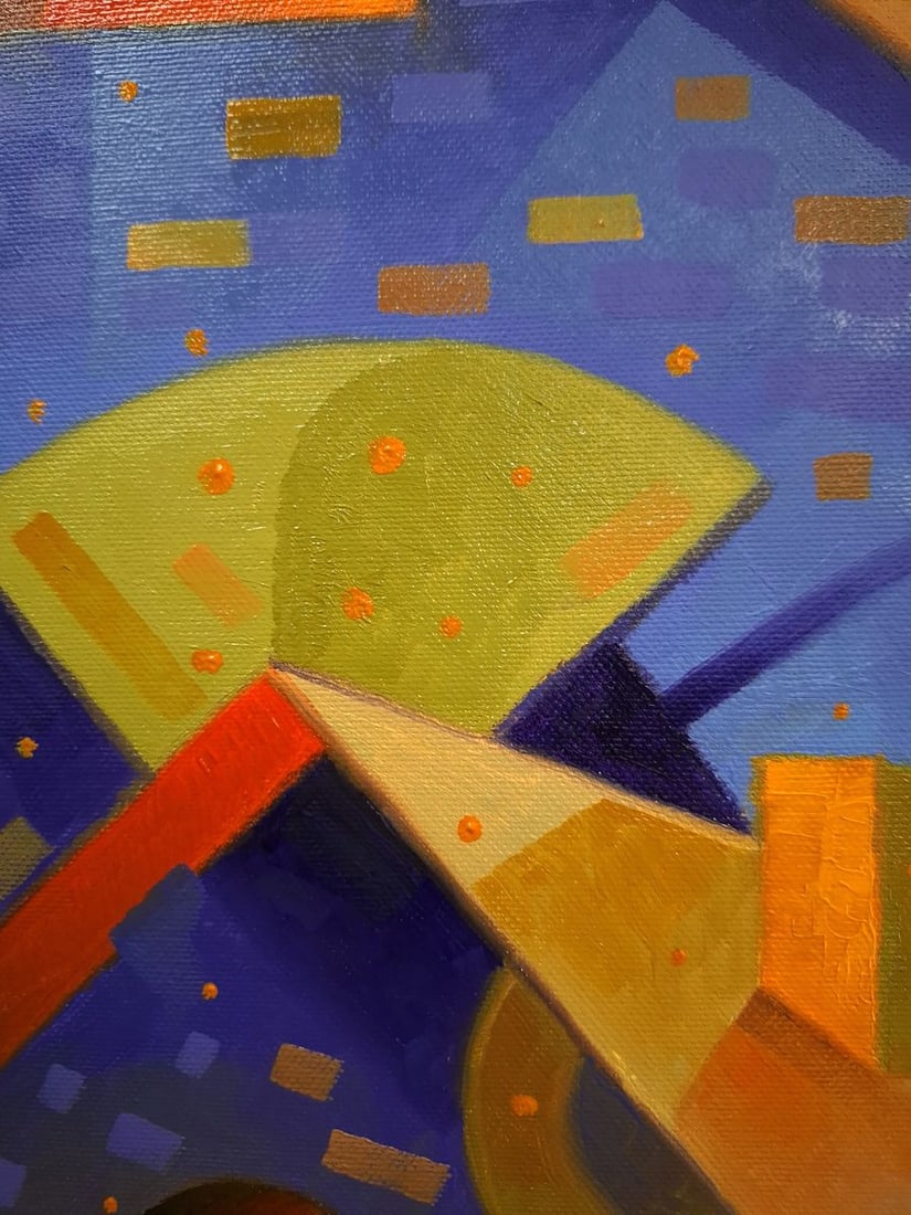 Oil painting Sunset in the Suburbs Sergey Voichenko - 5