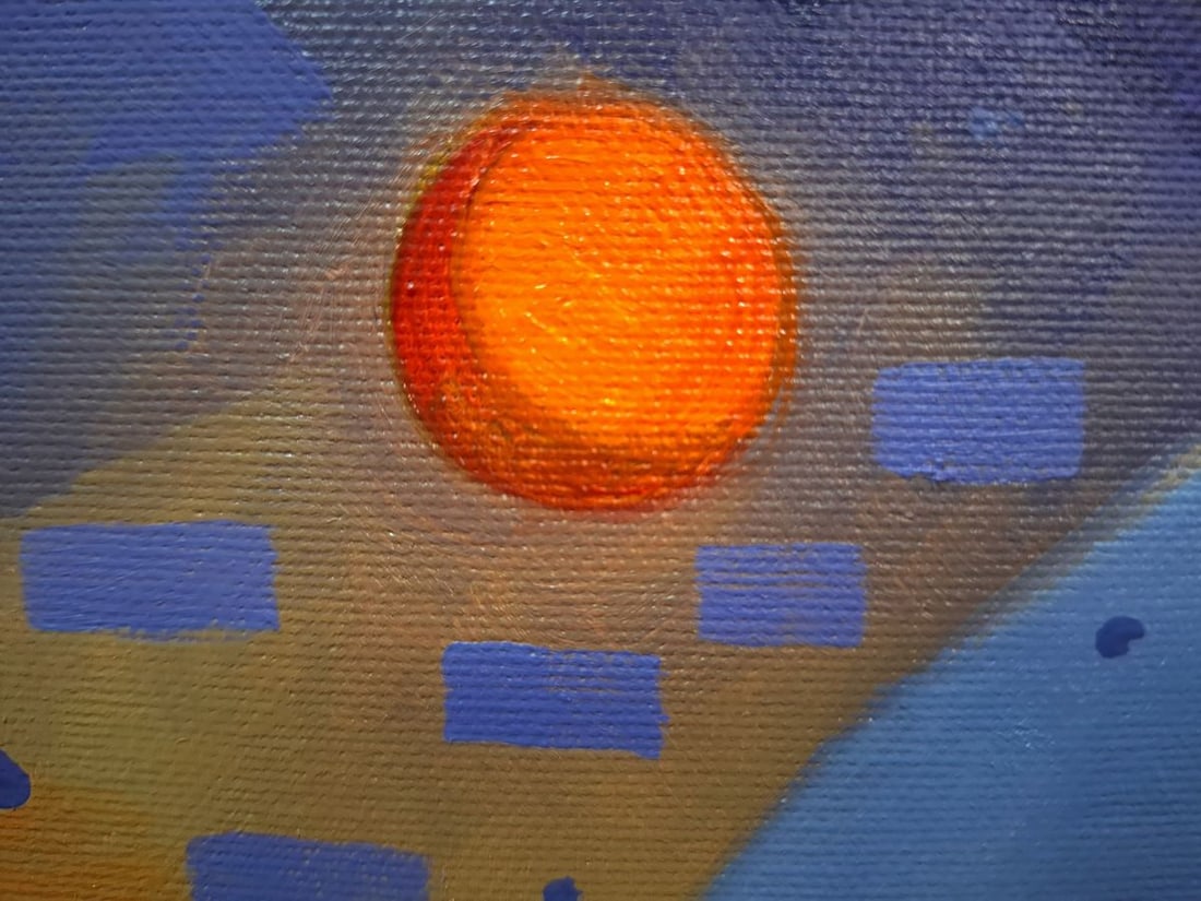 Oil painting Sunset in the Suburbs Sergey Voichenko - 7