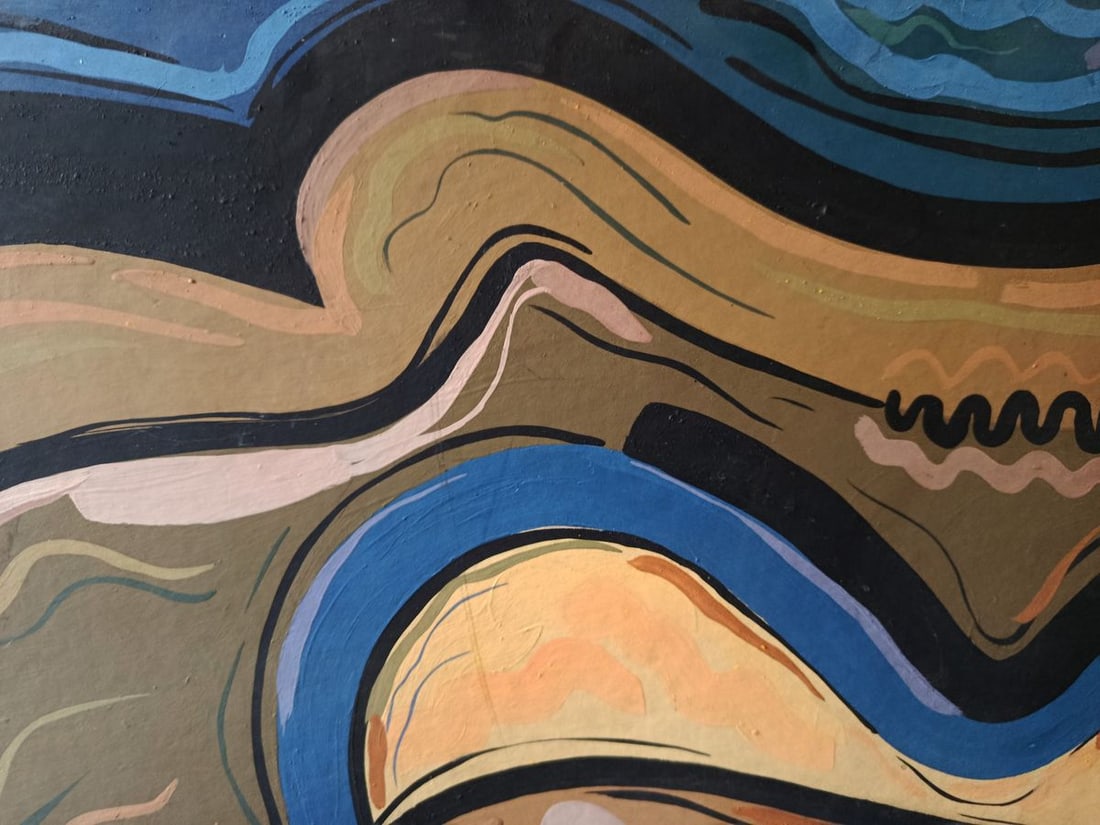 Acrylic painting Absorbing thoughts Galina Ridna - 4