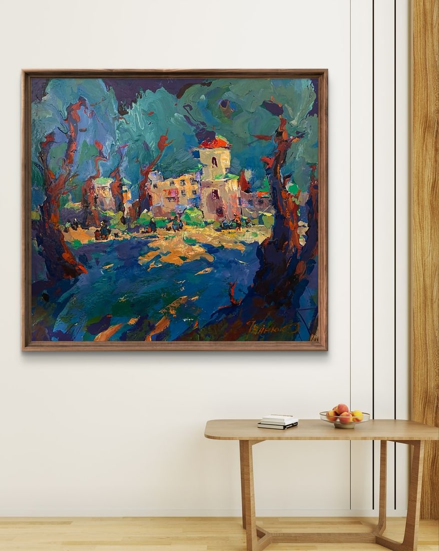Oil painting Fairground square Oleksiy Ivanyuk - 3