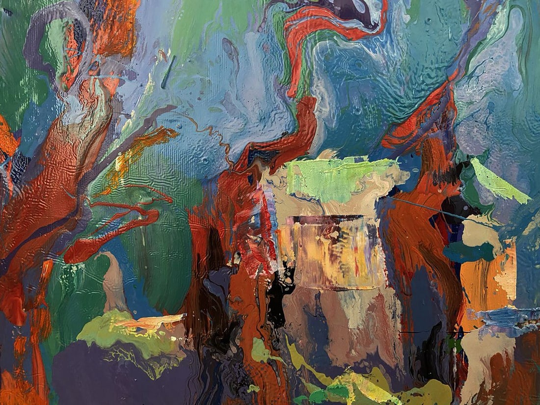 Oil painting Fairground square Oleksiy Ivanyuk - 4