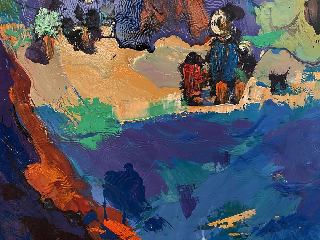 Oil painting Fairground square Oleksiy Ivanyuk - 7