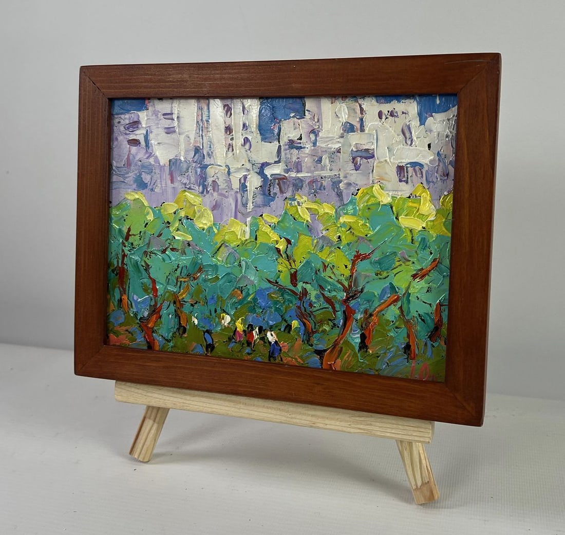 Oil painting Spring in the city Alex Kalenyuk - 2