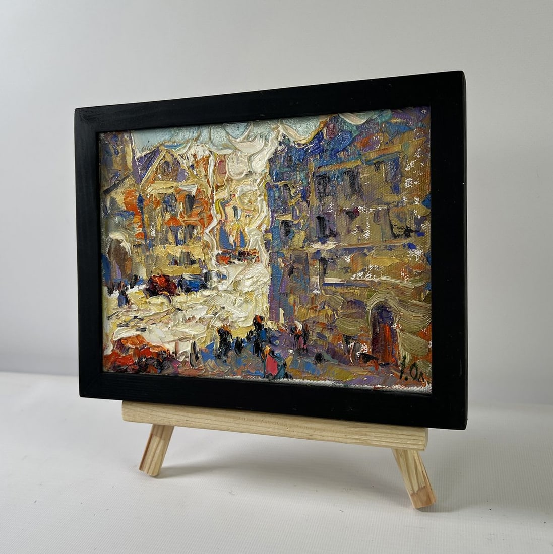 Oil painting Twilight Over the City Alex Kalenyuk - 2