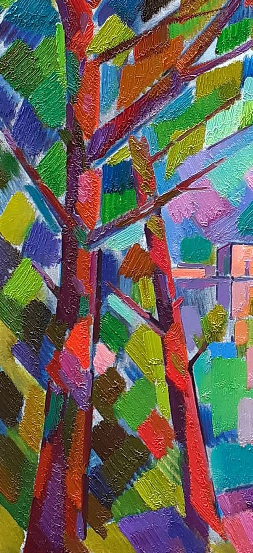 Oil painting In the mountains Peter Tovpev - 7