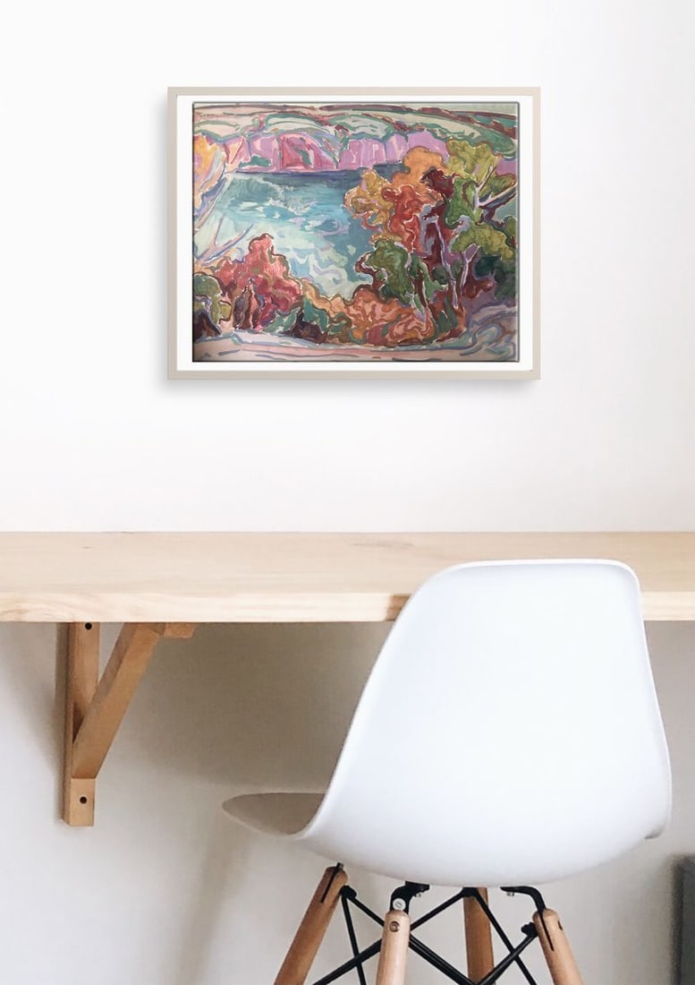 Abstract oil painting Vacation thoughts Peter Tovpev - 3