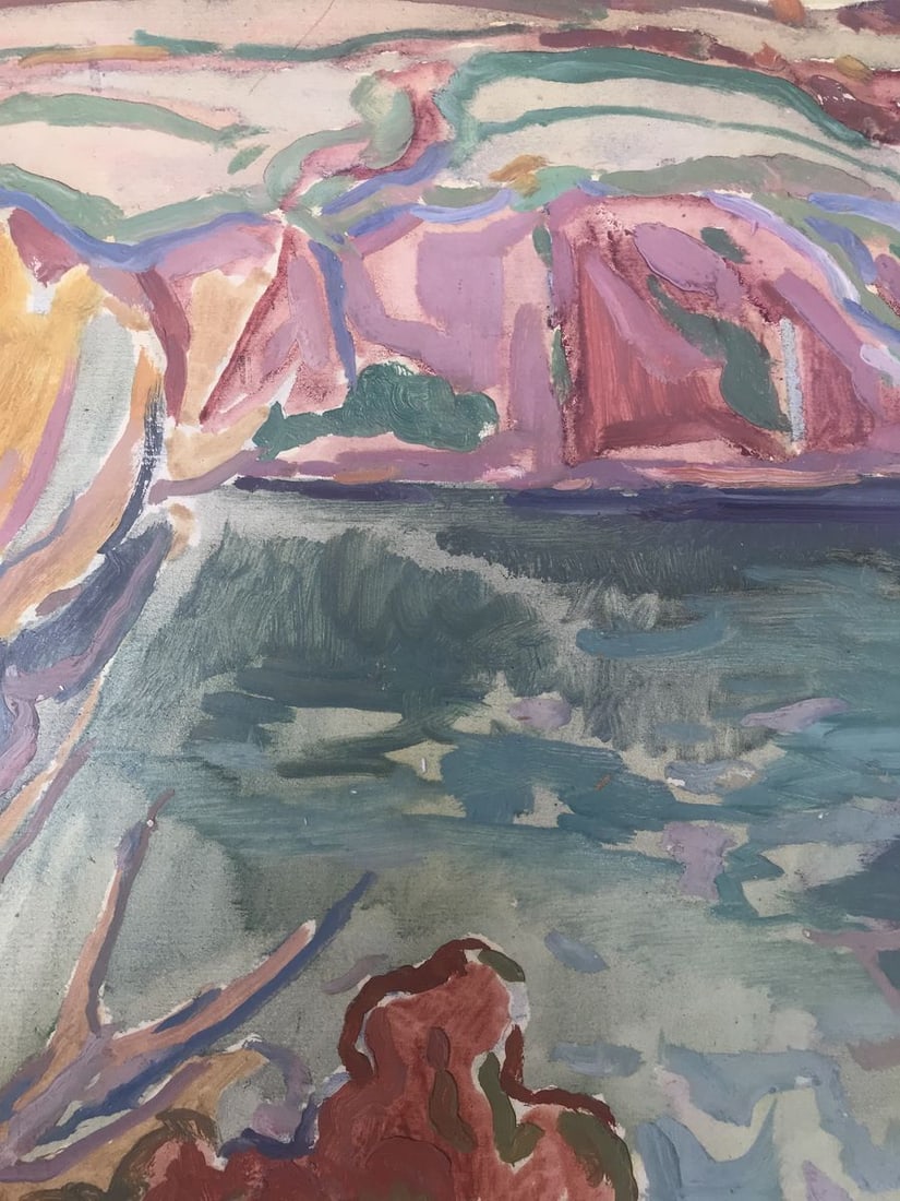 Abstract oil painting Vacation thoughts Peter Tovpev - 4