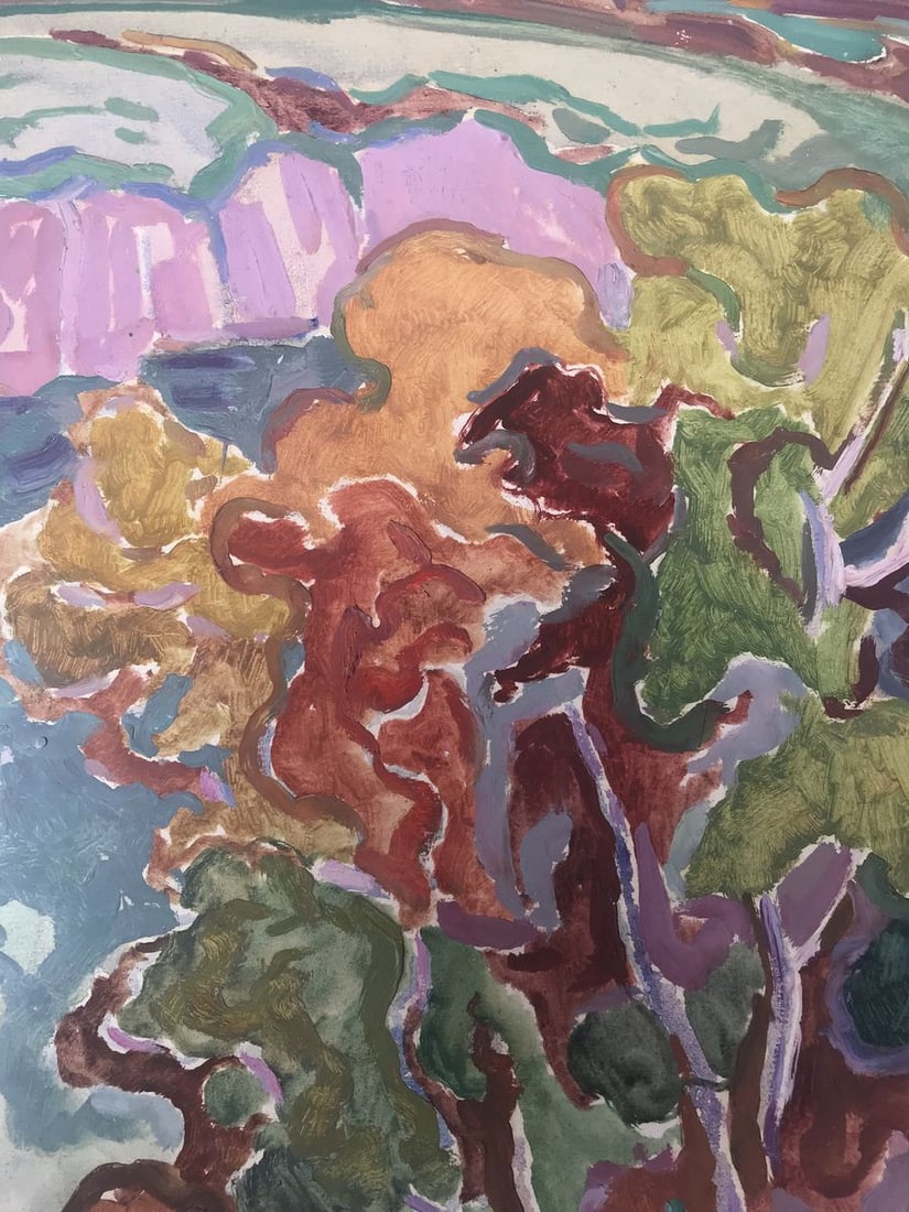 Abstract oil painting Vacation thoughts Peter Tovpev - 8