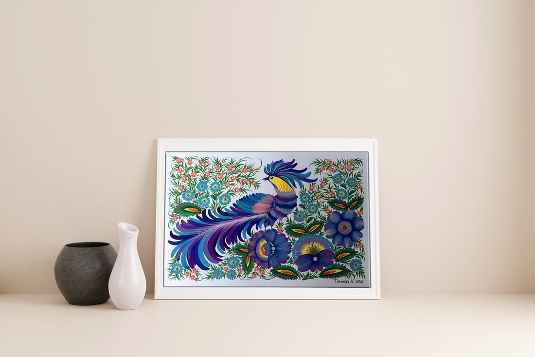 Acrylic painting Spring motif Trenbach K. - 2