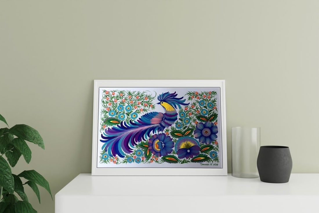 Acrylic painting Spring motif Trenbach K. - 3