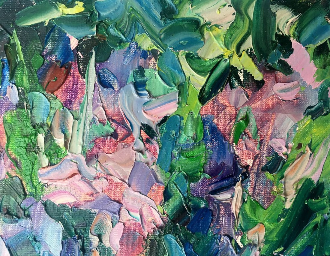 Abstract oil painting The smell of spring Alexander Nikolaevich Cherednichenko - 4