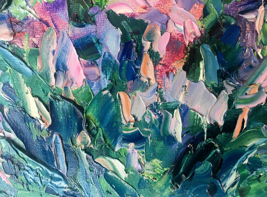 Abstract oil painting The smell of spring Alexander Nikolaevich Cherednichenko - 9