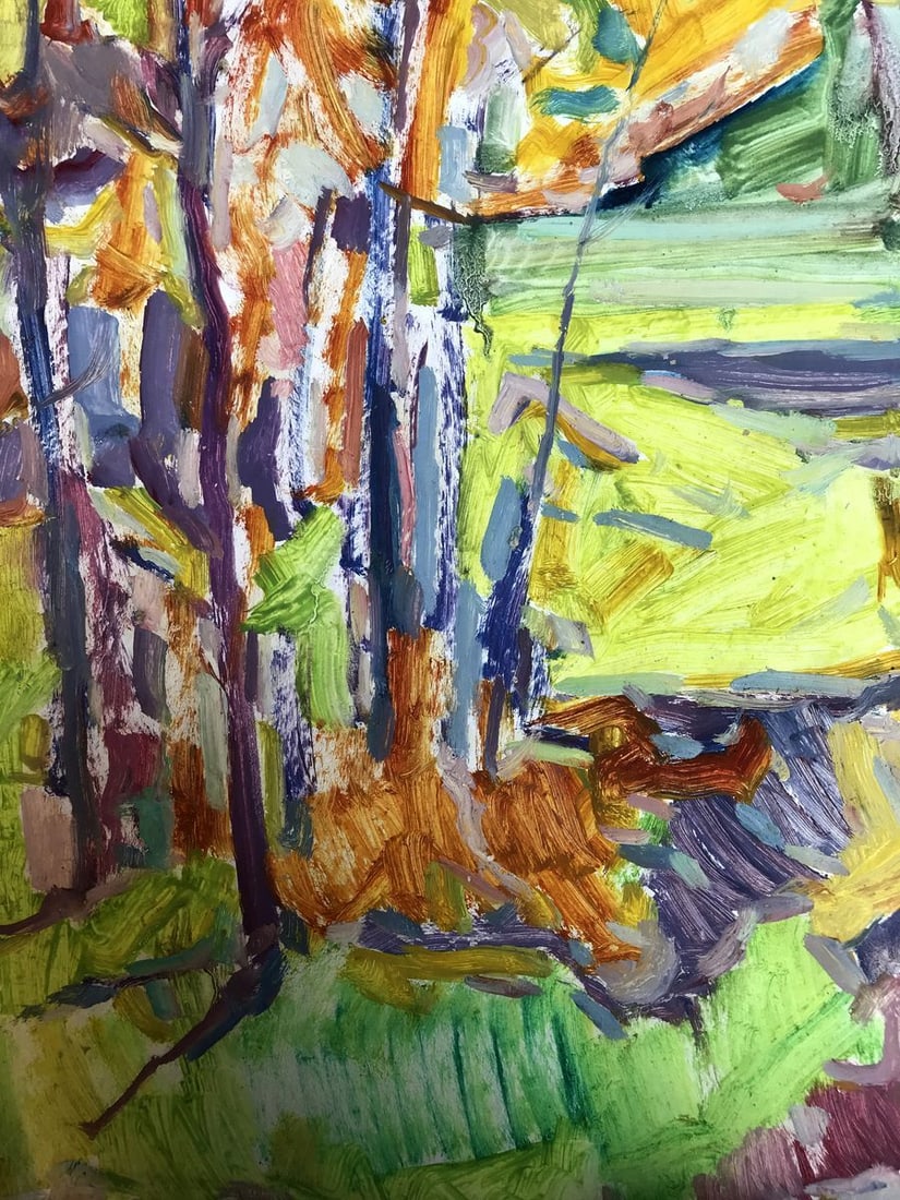 Oil painting Out of town Peter Tovpev - 5