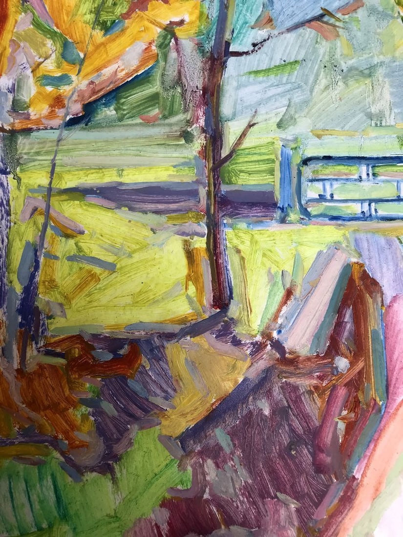 Oil painting Out of town Peter Tovpev - 7