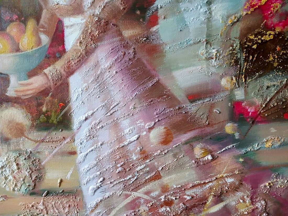 Abstract oil painting Autumn mirage Anatoly Tarabanov - 7