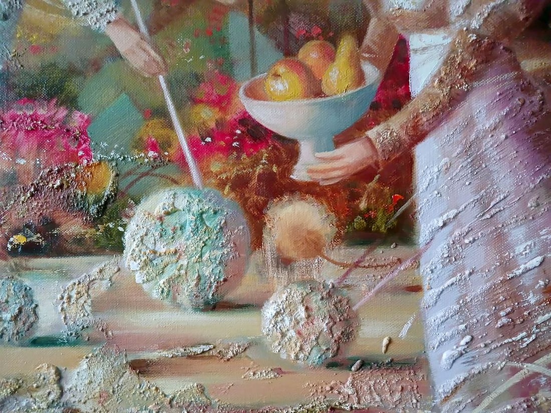 Abstract oil painting Autumn mirage Anatoly Tarabanov - 8