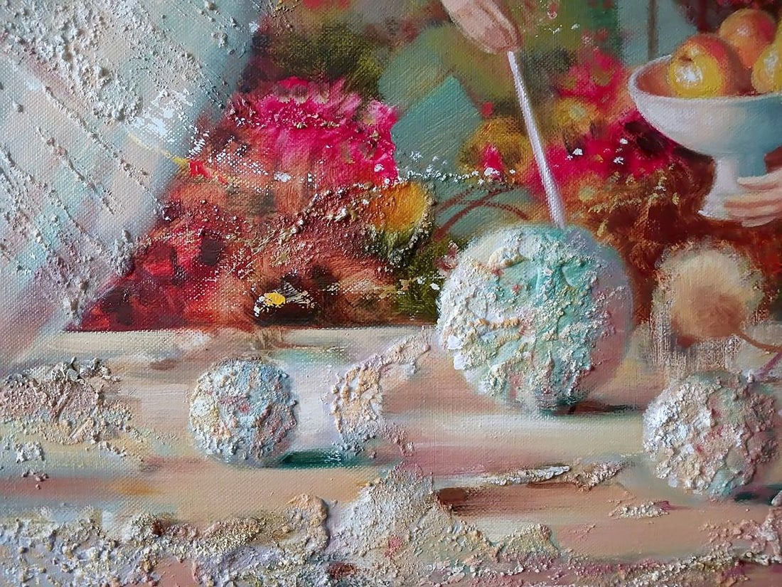 Abstract oil painting Autumn mirage Anatoly Tarabanov - 9